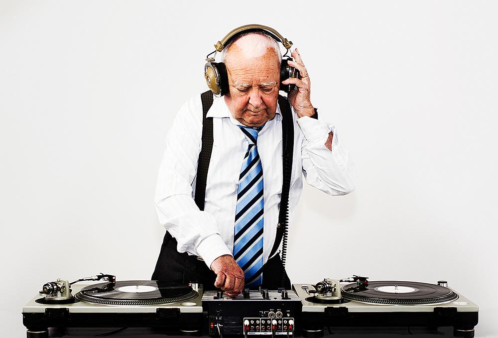 There is now a huge overlap in the music listened to by the old 
and young