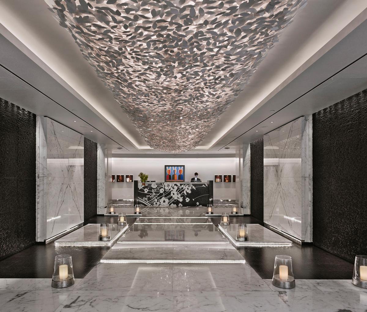 Located on the fifth floor of the hotel, the Amnis Spa features 14 treatment rooms, including three couples suites / Four Seasons Located on the fifth floor of the hotel, the Amnis Spa features 14 treatment rooms, including three couples suites / Four Seasons