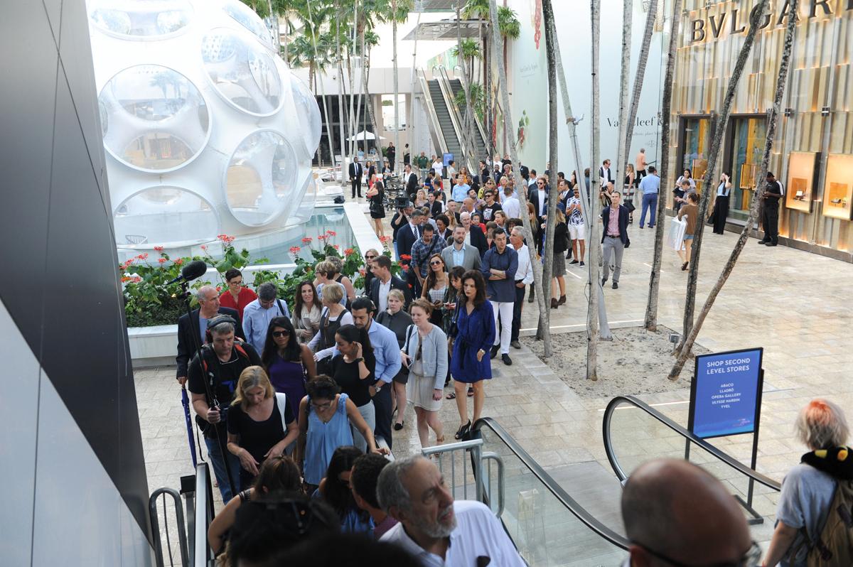 Visitors take a tour of Miami Design District / Ryan Troy, World Red Eye