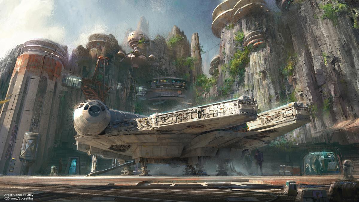Included in the expansion will be a Millennium Falcon ride allowing guests to 'take the controls of one of the most recognisable ships in the galaxy' / Disney Included in the expansion will be a Millennium Falcon ride allowing guests to 'take the controls of one of the most recognisable ships in the galaxy' / Disney