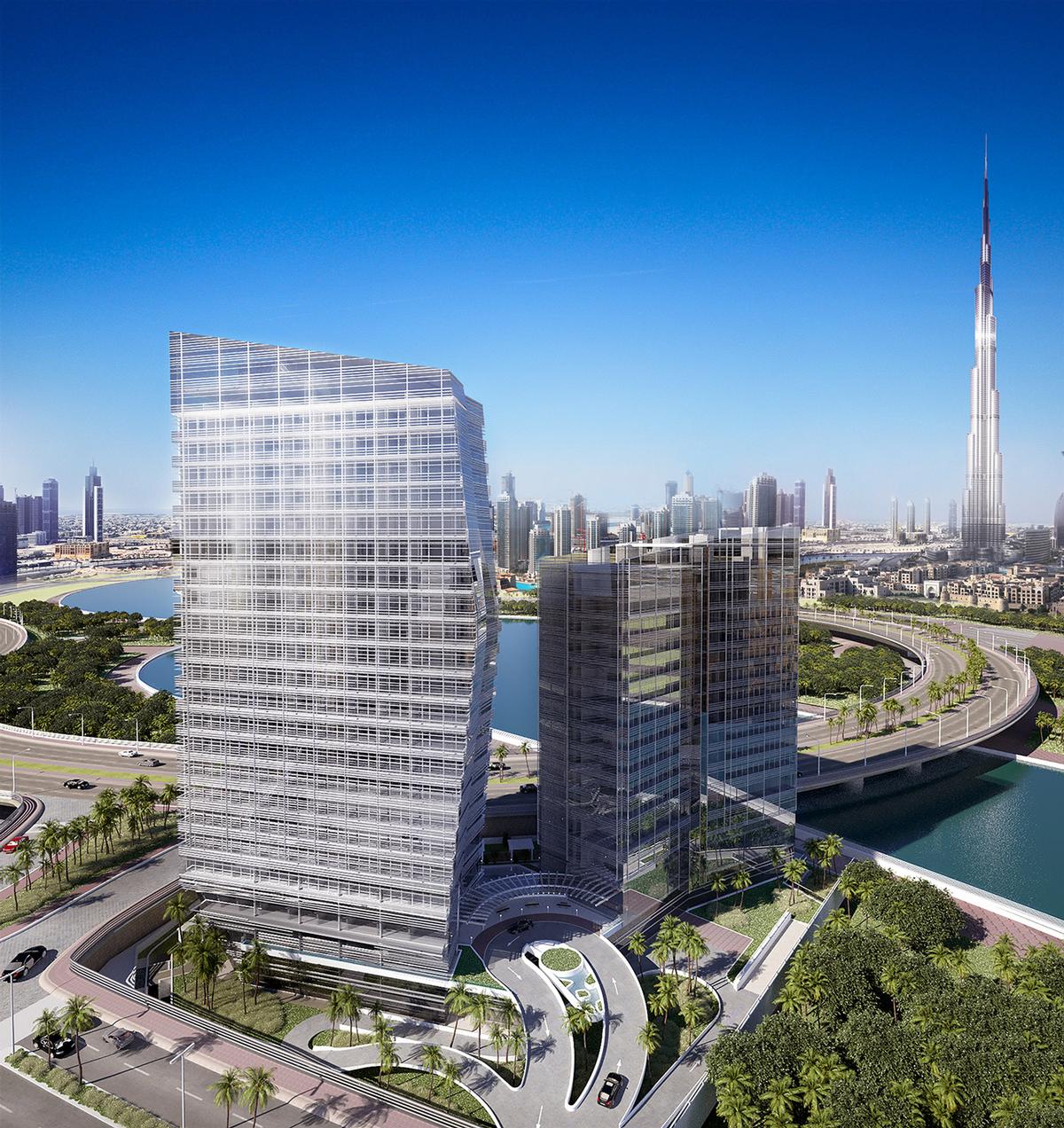 The hotel will feature views of Dubai's Water Canal / Langham