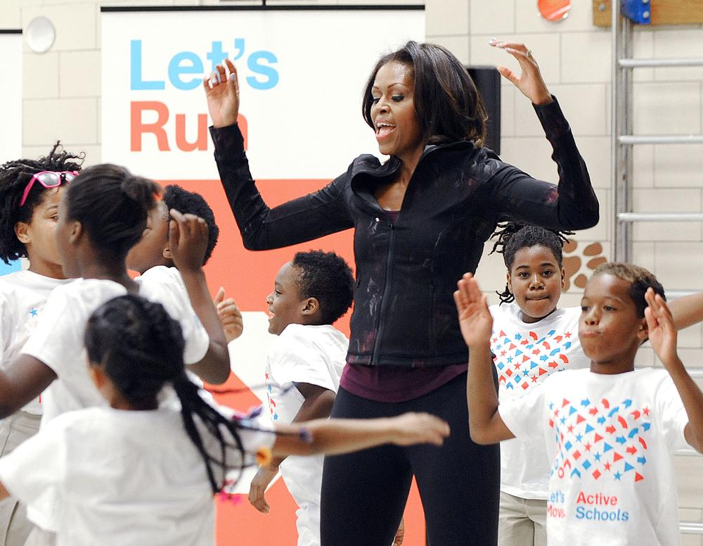 Michelle Obama is a high profile campaigner against childhood obesity / Photo: Olivier Douliery/ABACAUSA.com / PA