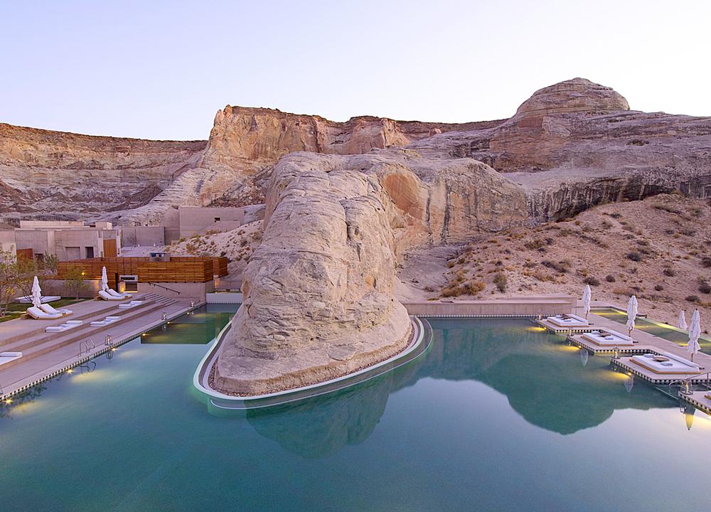 Opposites attract: outdoor adventure and spa tranquility at Amangiri, US