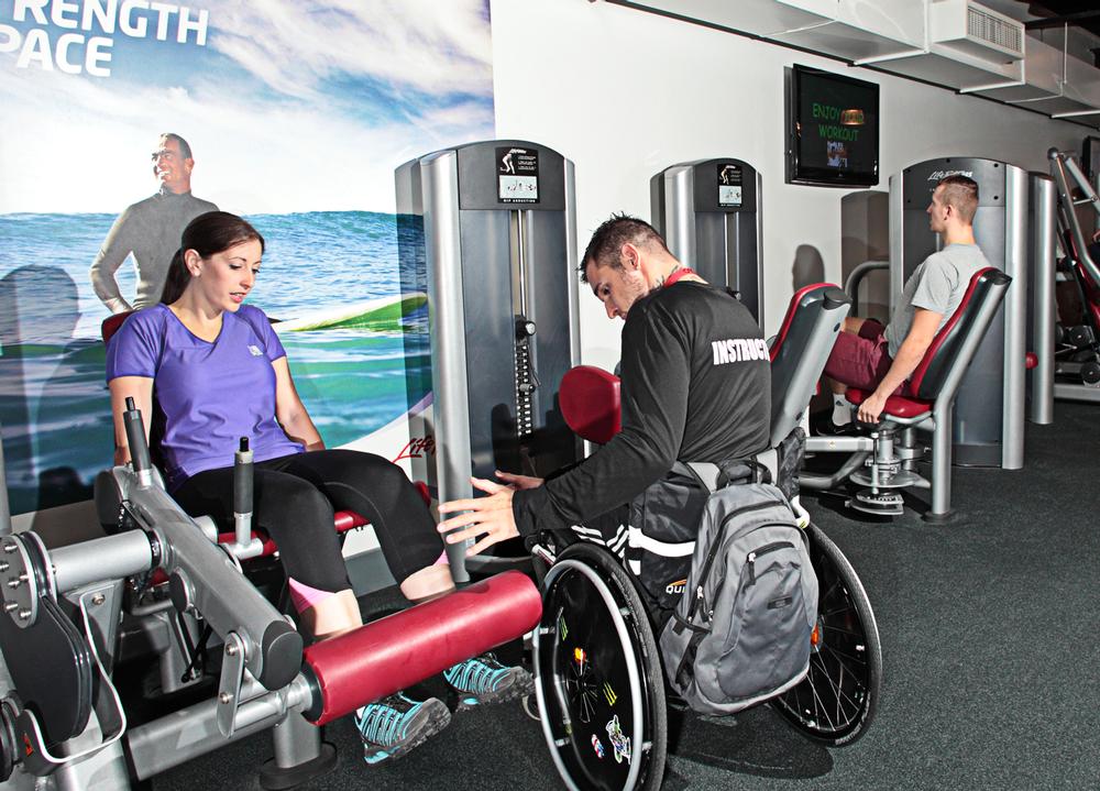 So far, 300 disabled people have qualified as instructors