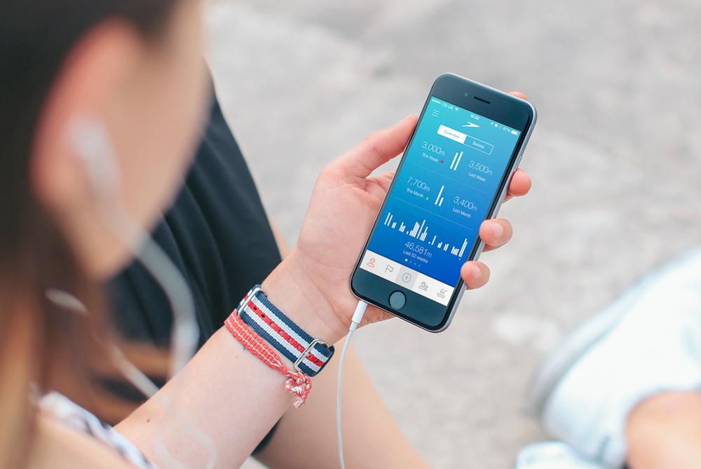 The app was rebranded SpeedoFit after a chance meeting