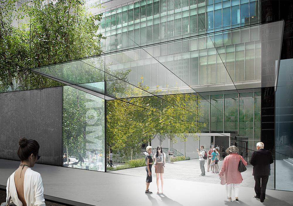 Concept illustration for a sculpture garden, part of the MoMA expansion, by Diller Scofidio + Renfro / Photo: (c) 2014 Diller Scofidio + Renfro;