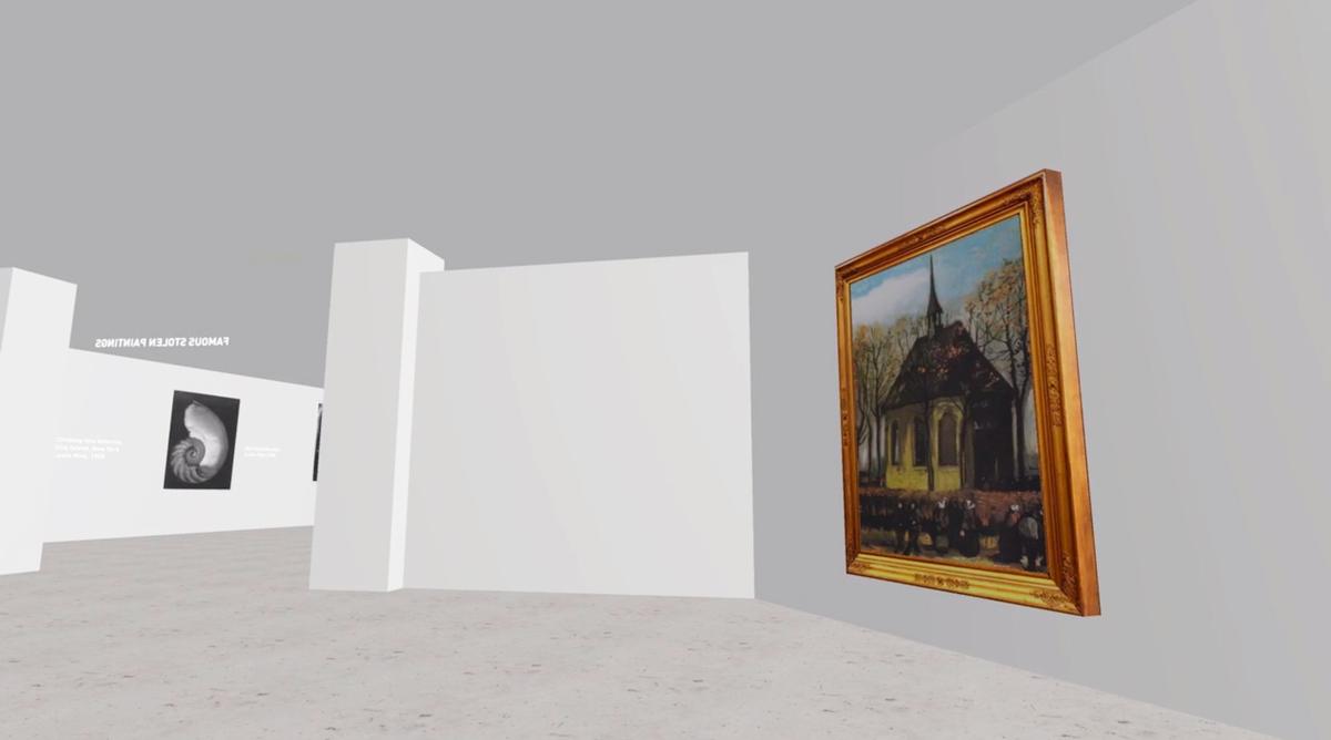 The virtual museum displays works stolen by thieves over a number of years / Ziv Schneider The virtual museum displays works stolen by thieves over a number of years / Ziv Schneider