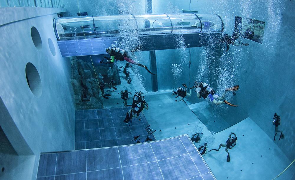Up to 15 per cent of divers come on a dive & spa package. The pool has helped the resort to attract a new audience