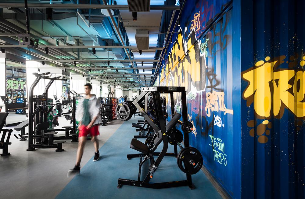 The gym is spread over two floors at Hotel Jen Beijing and is open 24 hours 