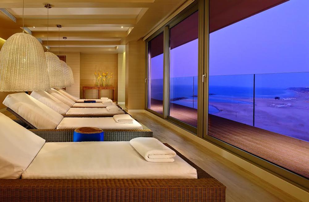 The 197-room property includes a Ritz-Carlton Spa which offers an outdoor terrace for relaxation / 