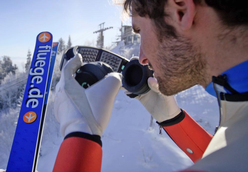 Athletes wear the device for 20-30 minutes before training and the positive effects last for an hour