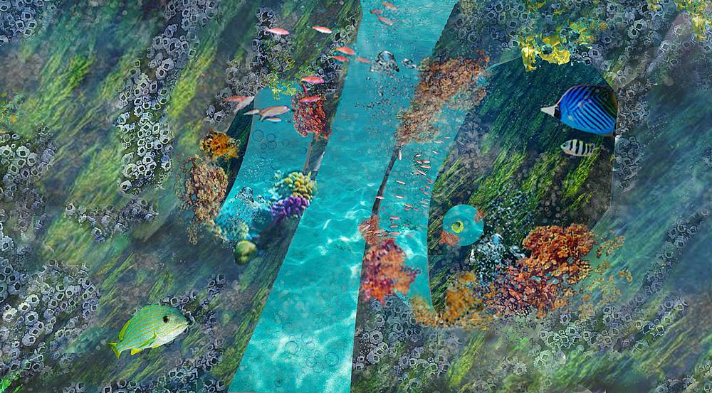 Blue Habitat project is an arficial coral reef aiming to raise awareness 