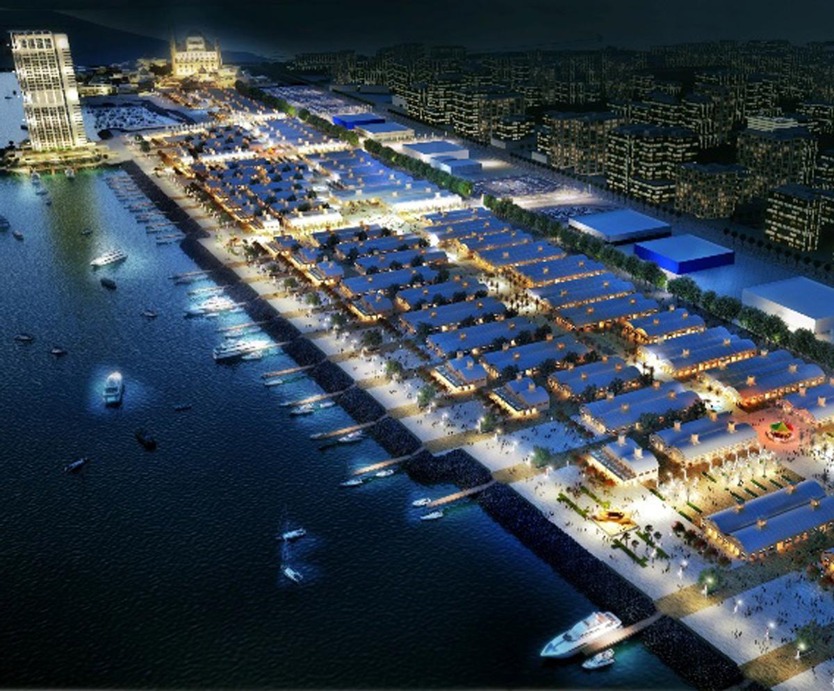 Nakheel's Deira Islands coastal city will add 40km, including 21 km of beachfront, to Dubai's coastline / Avani