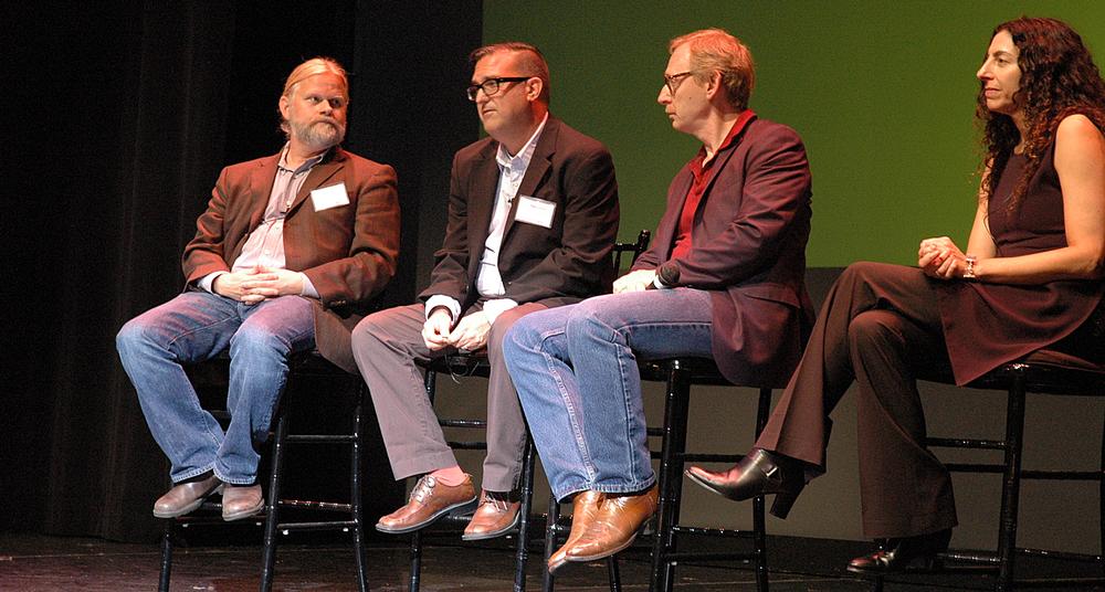 Panel discussions are a common format at SATE