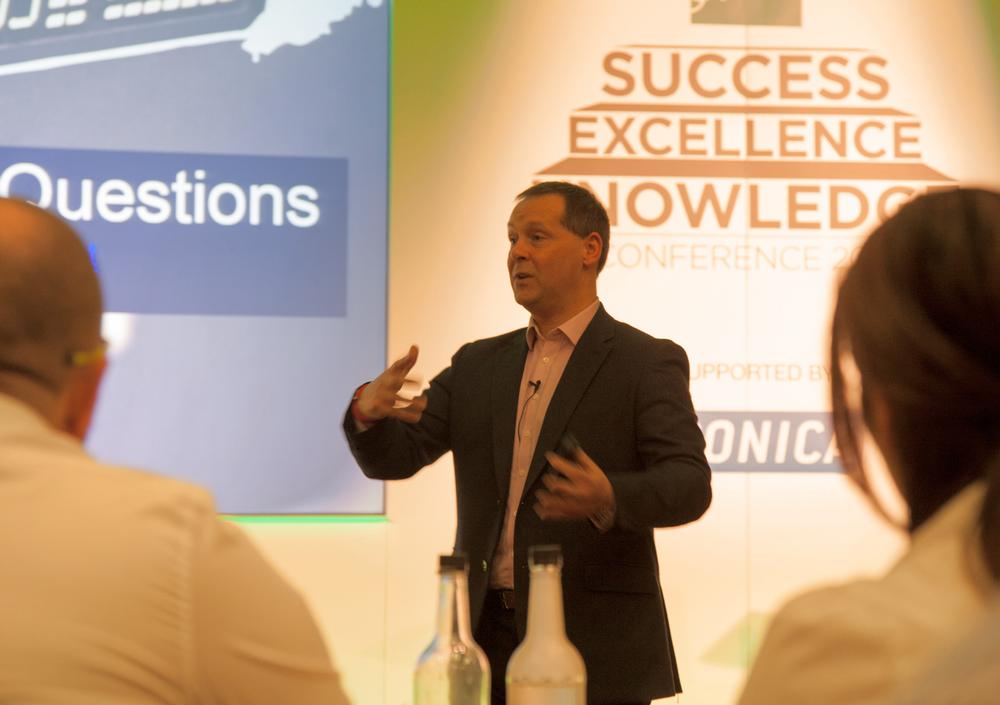 Reed speaking at the SAPCA Conference earlier this year