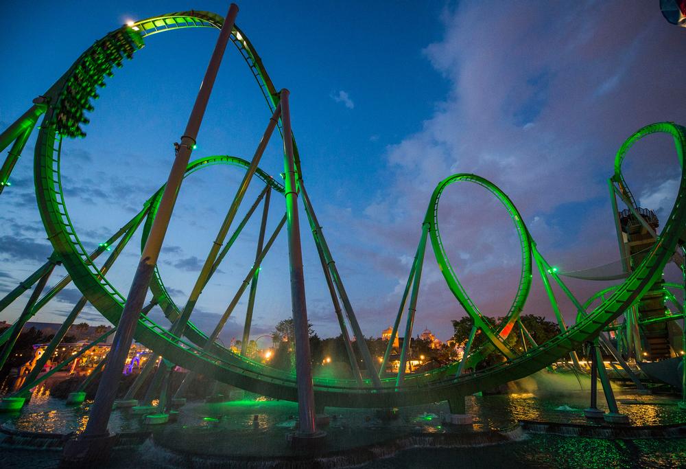 Intense rides like The Incredible Hulk are designed to look daunting, and many people self-exclude