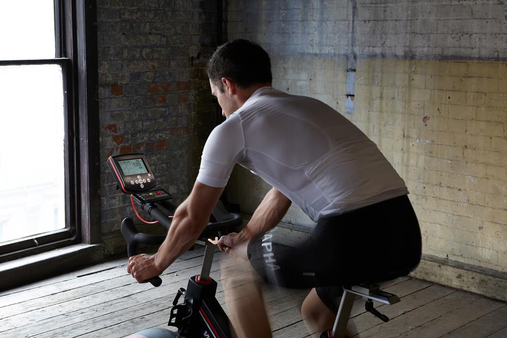 The app saves favourite workouts, so these can be loaded instantly
