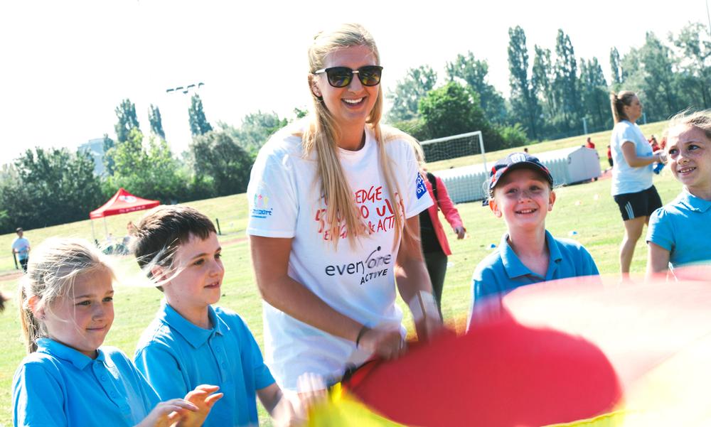 Role models such as Rebecca Adlington can inspire children to get more active