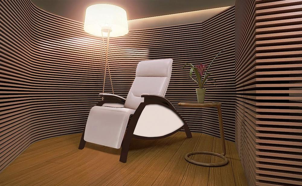 The ZG Lounger and Express Treatment Chair has a modern design