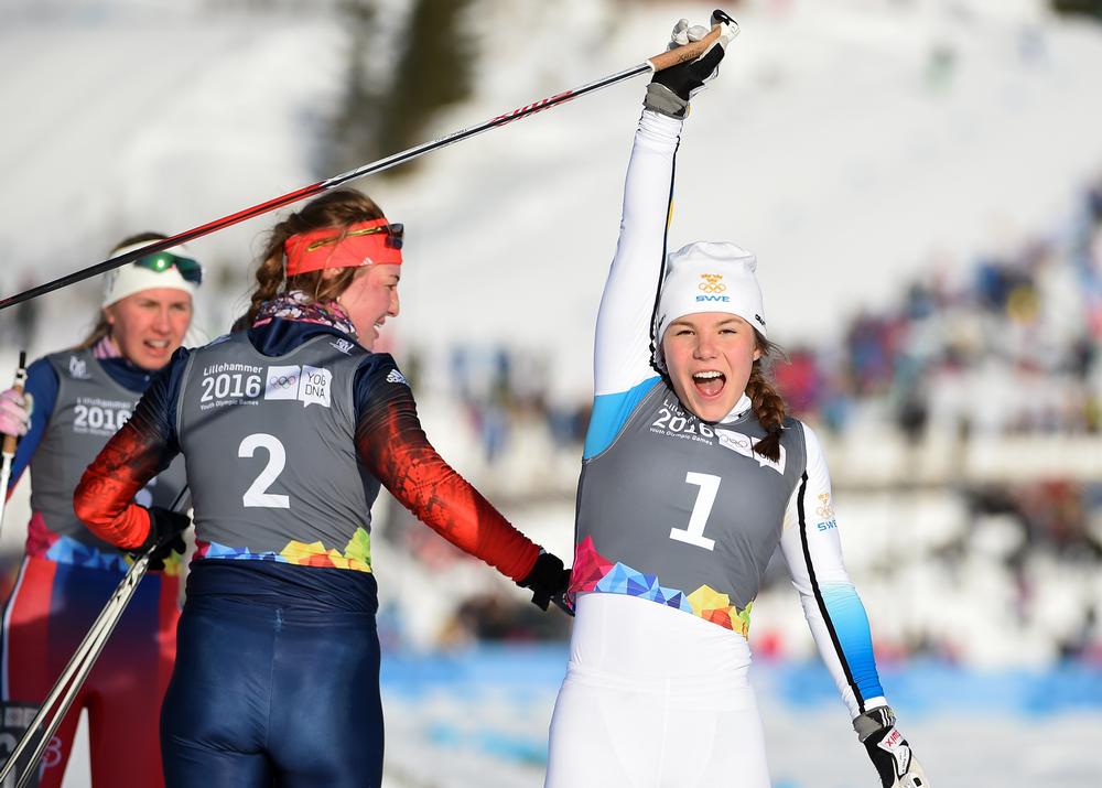 YOG introduces future stars – such as Swedish skier Johanna Hagström – to the Olympic spirit