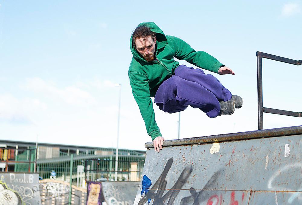 A parkour project in Manchester aims to get young people away from crime and anti-social behaviour
