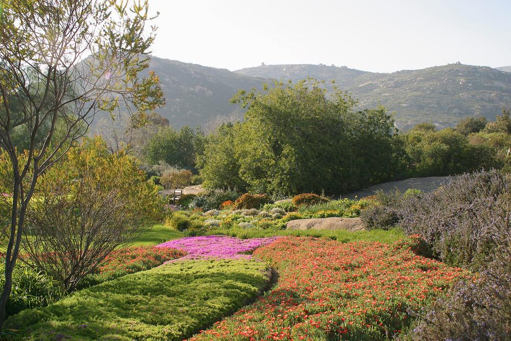 The sustainable gardens at Rancho la Puerta were designed and created by Szekely’s daughter, Sarah-Livia Brightwood