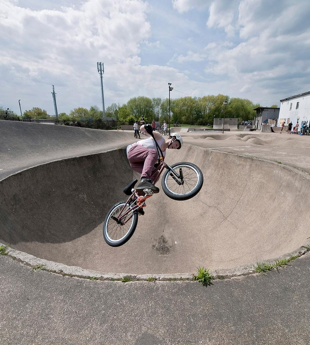 Inglis describes the Grade II-listed Rom skatepark as a “real beauty” as it offers infinite possibilities for users