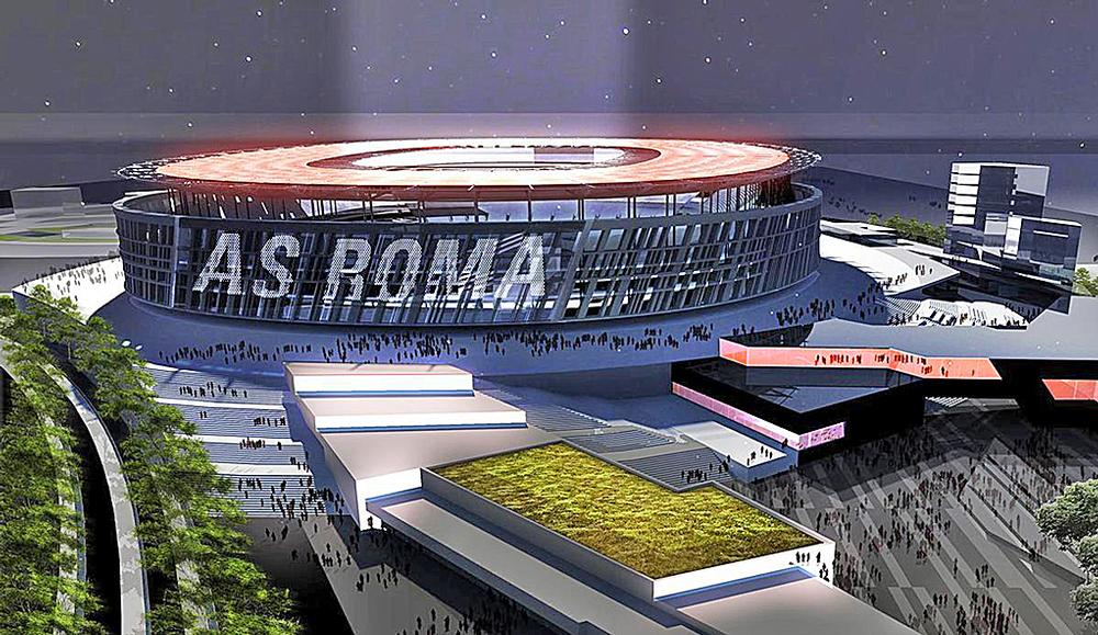 The AS Roma development will include a training complex, club museum, superstore and restaurants 
