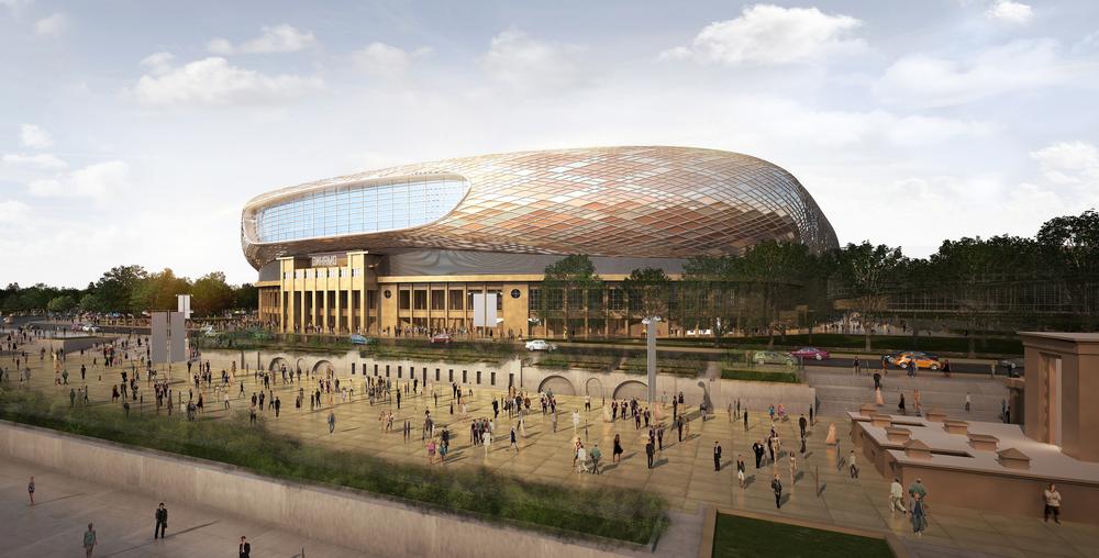 The VTB Arena in Moscow, a 15,000-capacity indoor arena in the heart of Moscow, is set to be completed next year (2016)