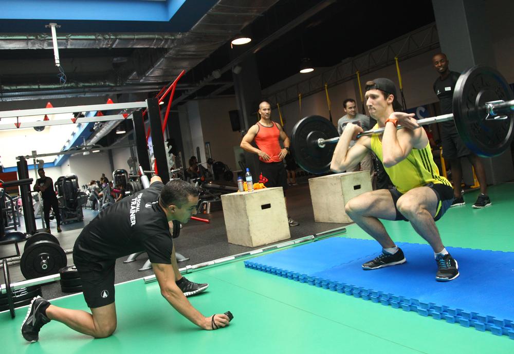 Every manager at Fitness Hut is also 
an active PT 