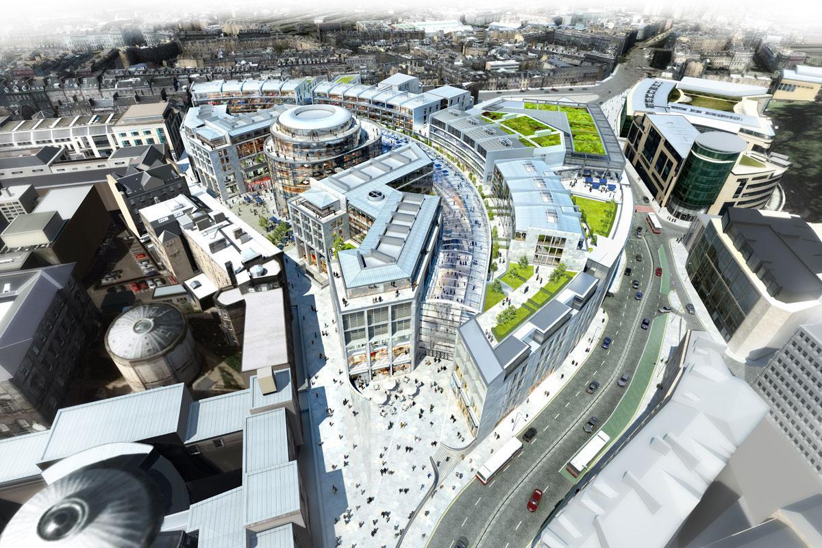 Edinburgh St James is now scheduled to be completed in 2020 / BDP