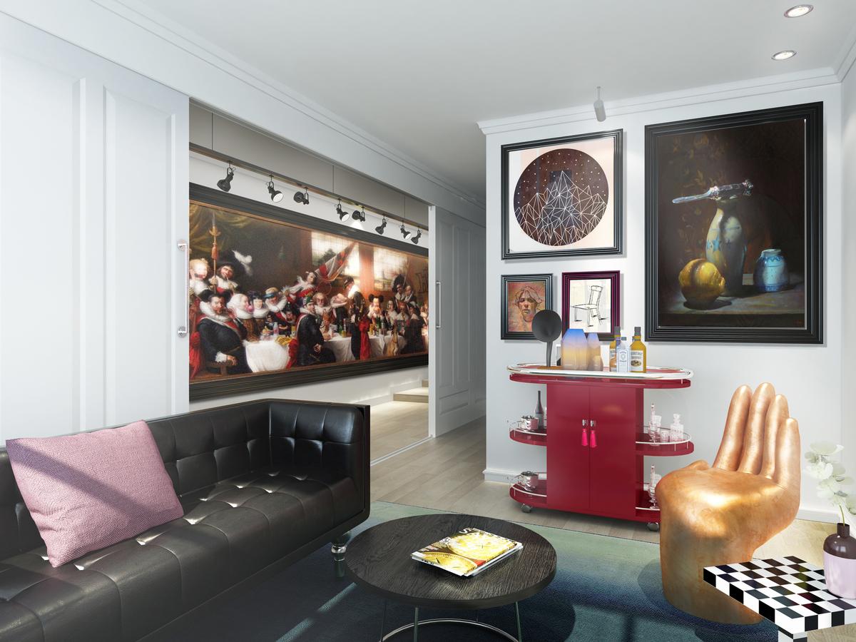 A special suite themed around art / Pulitzer Amsterdam
