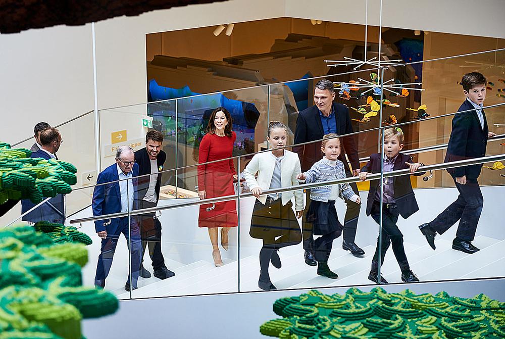 Opening day at the Lego House with the Danish Royal Family