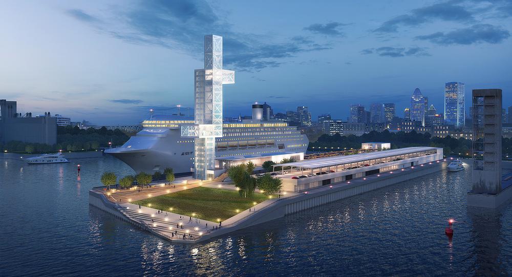 Provencher Roy is overhauling Alexandra Pier. A new tower will act as a landmark