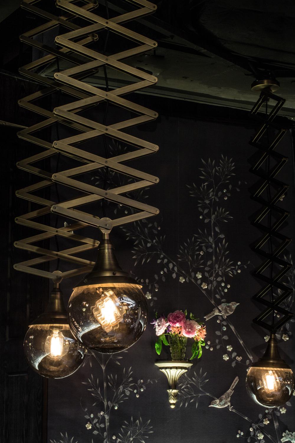 The lighting in Mott 32 has different mood settings for the day and night