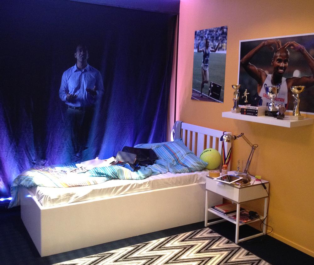 The experience took the audience through six immersive ‘scenes’