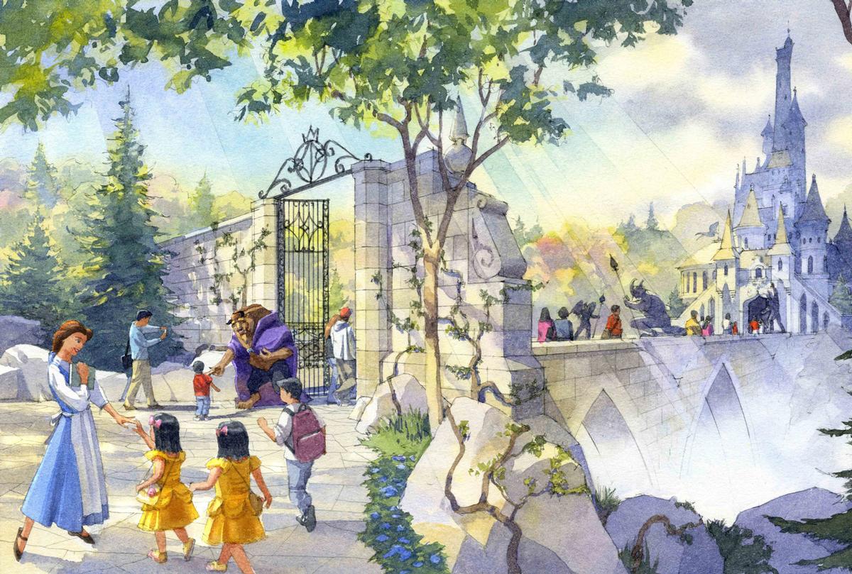 Beauty and the Beast will be a major part of the redevelopment / Disney 