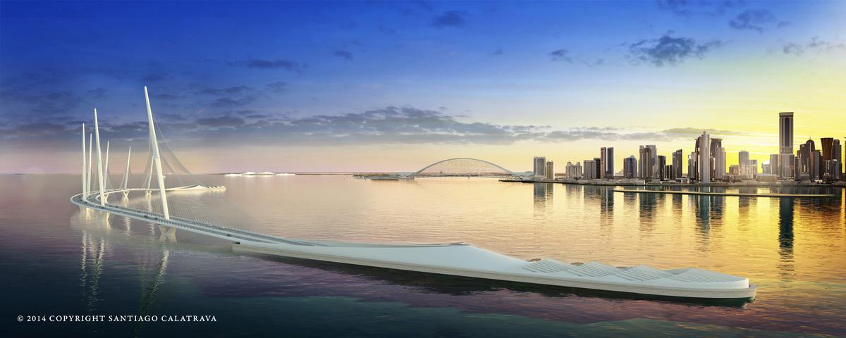 The Spanish architect's design for the Sharq Crossing in Doha / The European Prize for Architecture