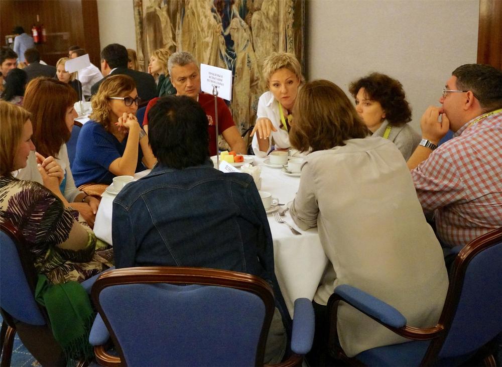 Alongside the seminars, there was plenty of time for groups of delegates to get together and discuss and debate key issues facing the health and fitness industry