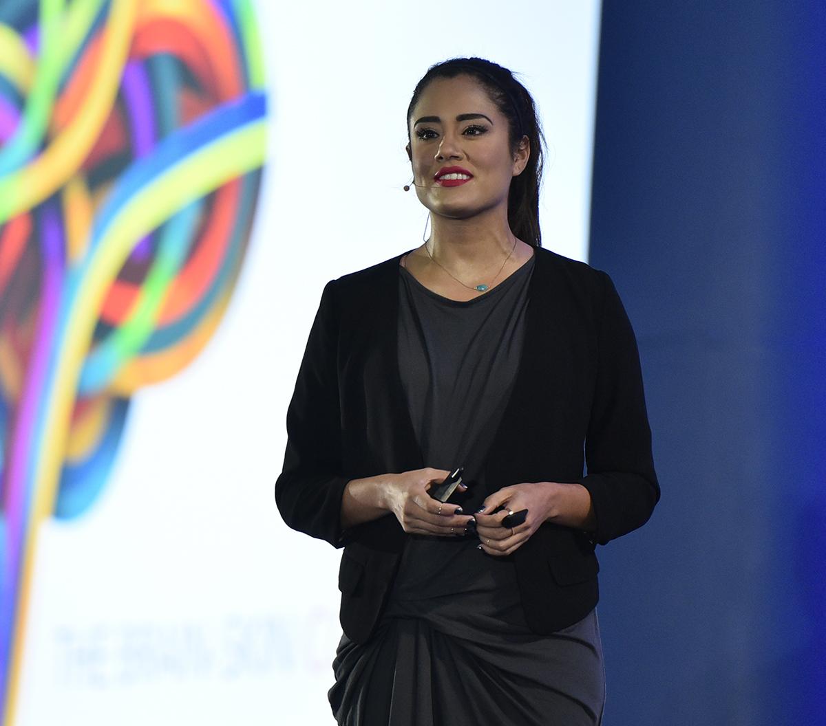 Neuroscientist and skin expert Claudia Aguirre, PhD, said 'We wear our identity on our skin' at GWS 2015 / Global Wellness Institute Neuroscientist and skin expert Claudia Aguirre, PhD, said 'We wear our identity on our skin' at GWS 2015 / Global Wellness Institute