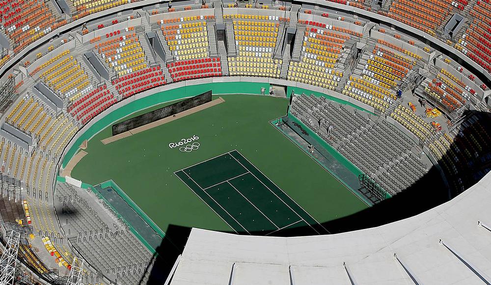 Rio’s Tennis Centre was built specifically for the Games