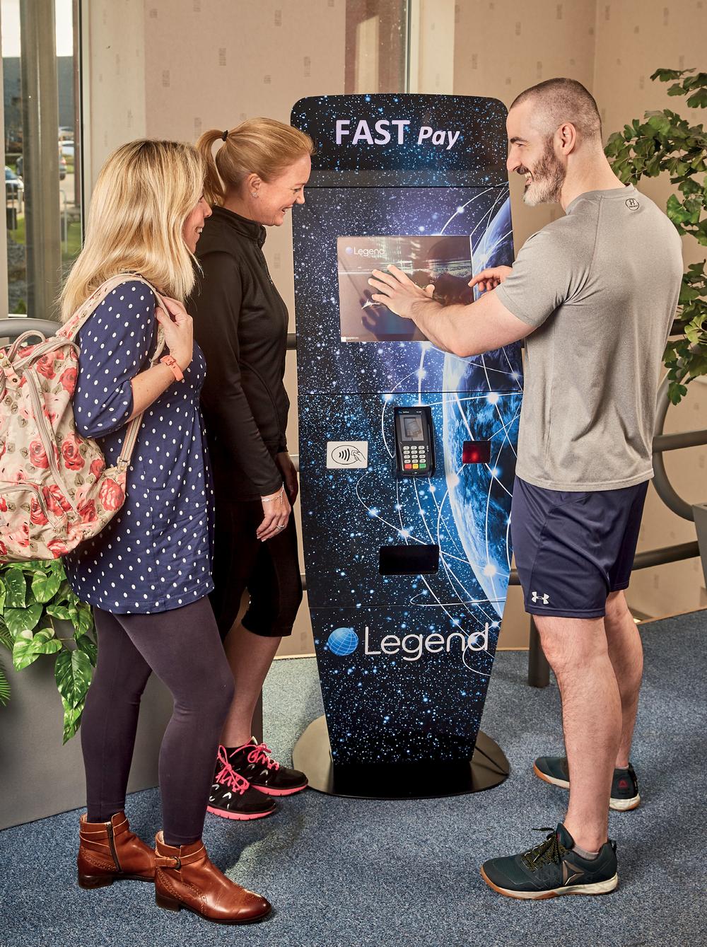 Legend's Fast-Payment Kiosk makes it easier for customers to pay for services
