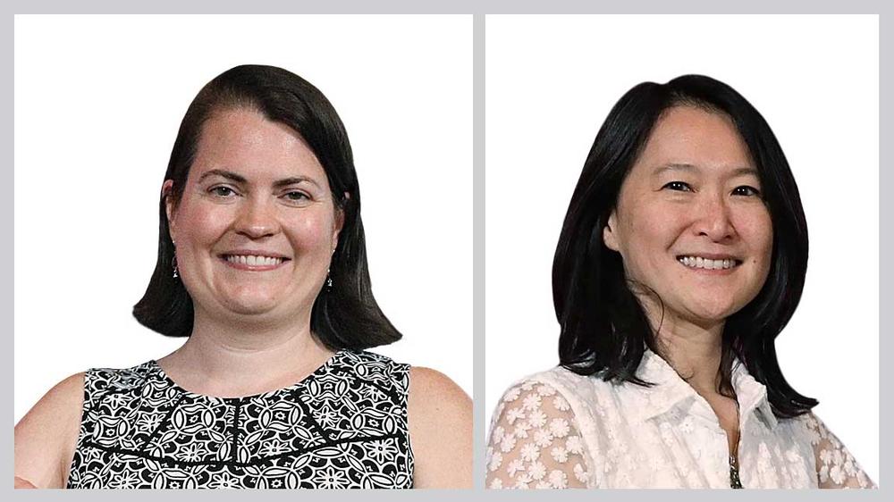 Research authors Katherine Johnston and Ophelia Yeung