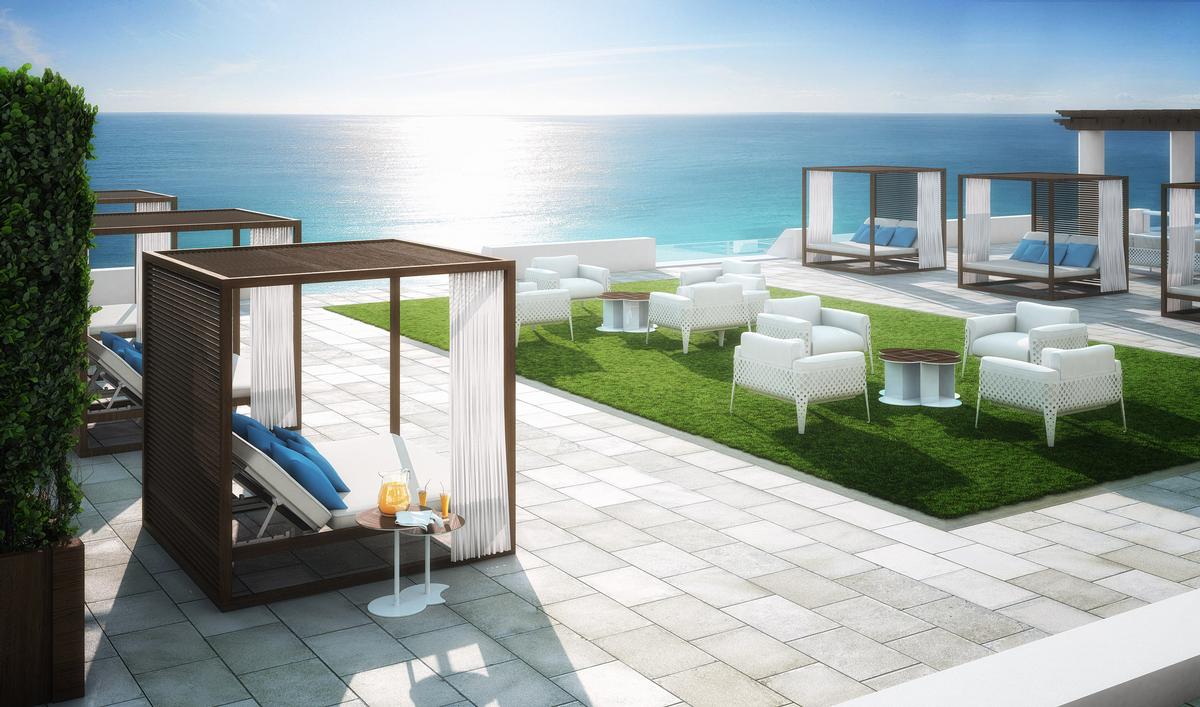 The resort will have panoramic views of the Atlantic Ocean / Conrad Hotels & Resorts