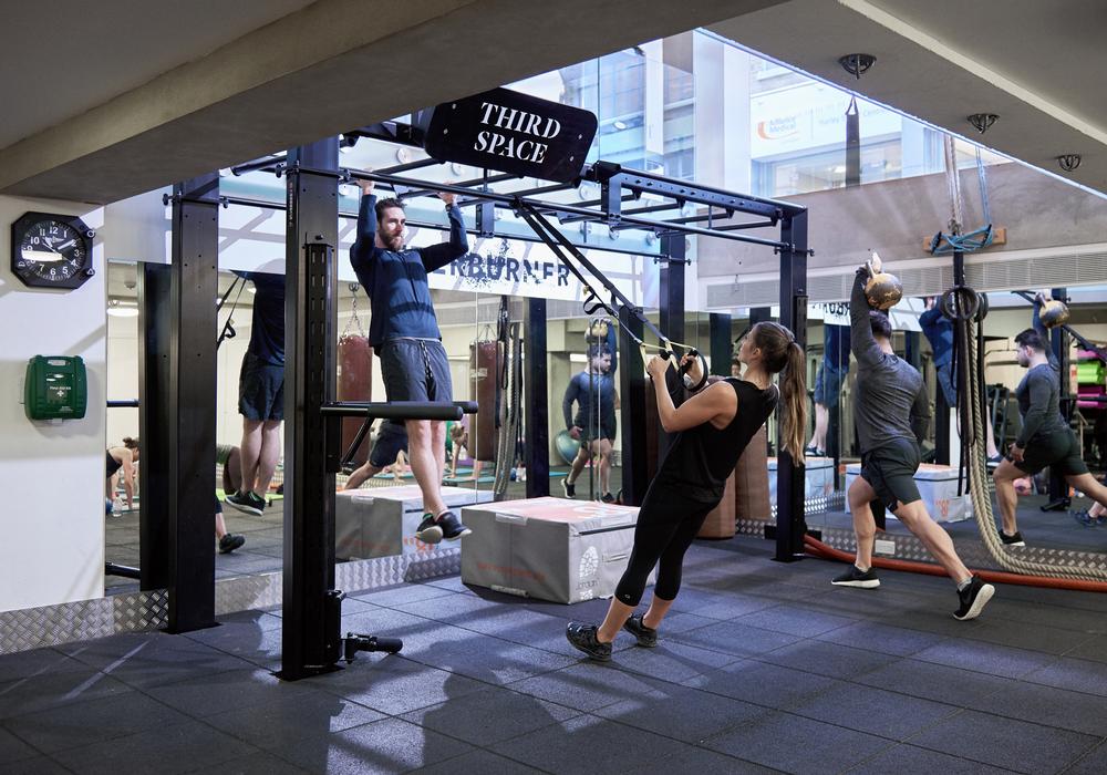 Third Space makes more than 34 per cent of its revenues from non-dues activities, such as small group personal training and from its Fitness Food café