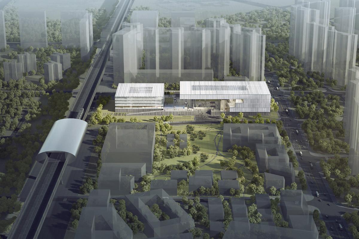 Shenzhen Art Museum and Shenzhen Library organised the design competition and are funding the new complex together / KSP Jürgen Engel Architekten