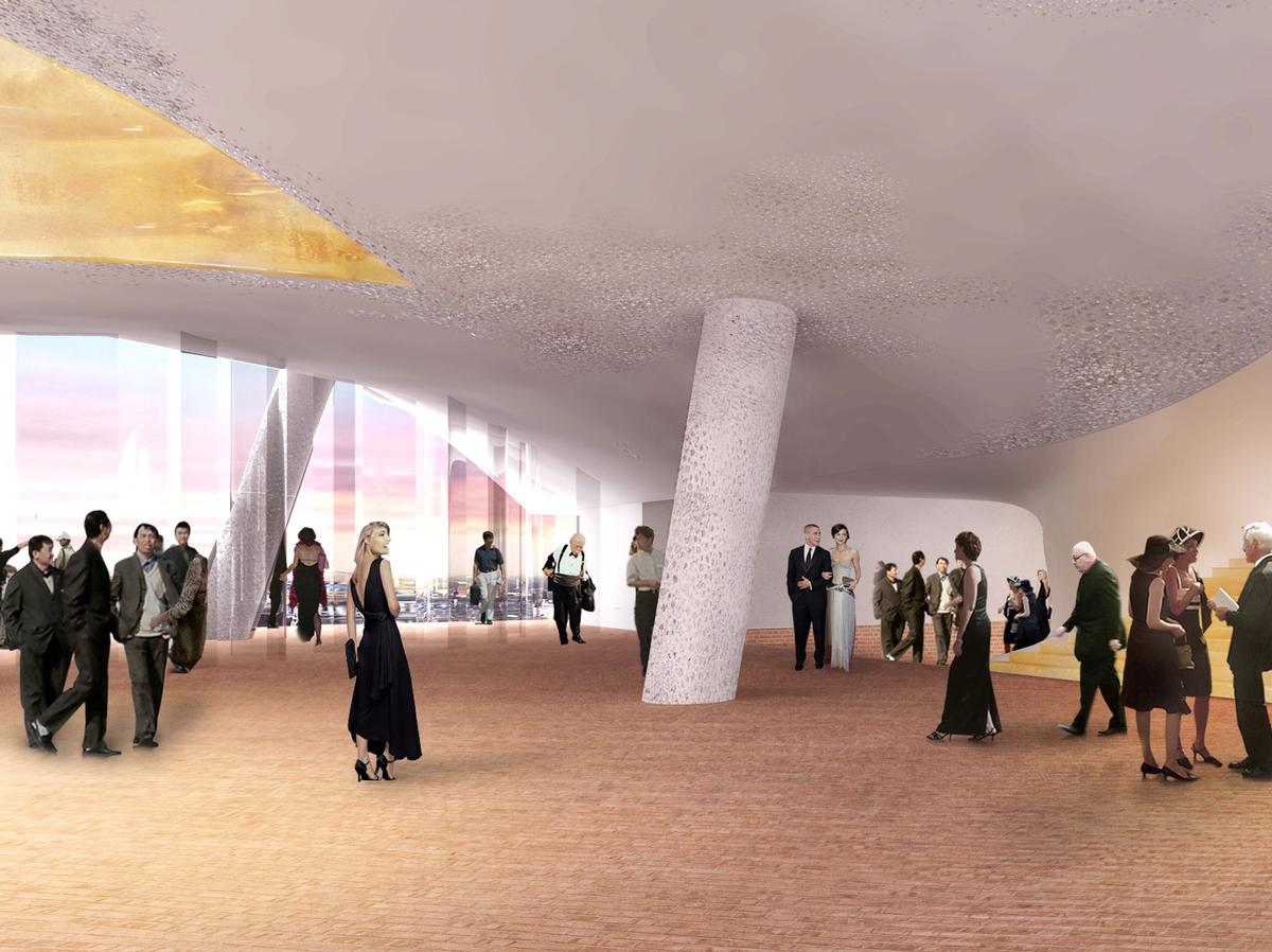Located between the old and the new, a publically accessible plaza features a 360-degree panoramic view of the city / Elbe Philharmonic