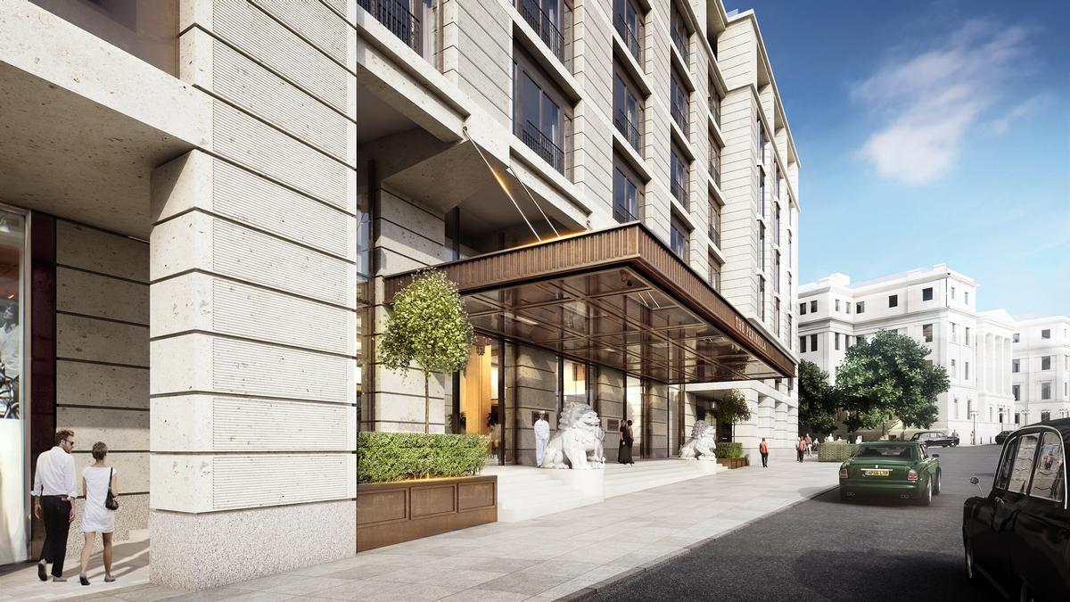 The building will be Peninsula's first hotel in the UK / Grosvenor 