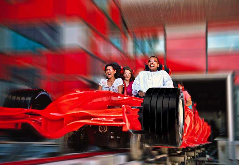 Ferrari World opened on Yas Island in 2010 and is home to Formula Rossa, the world’s fastest coaster