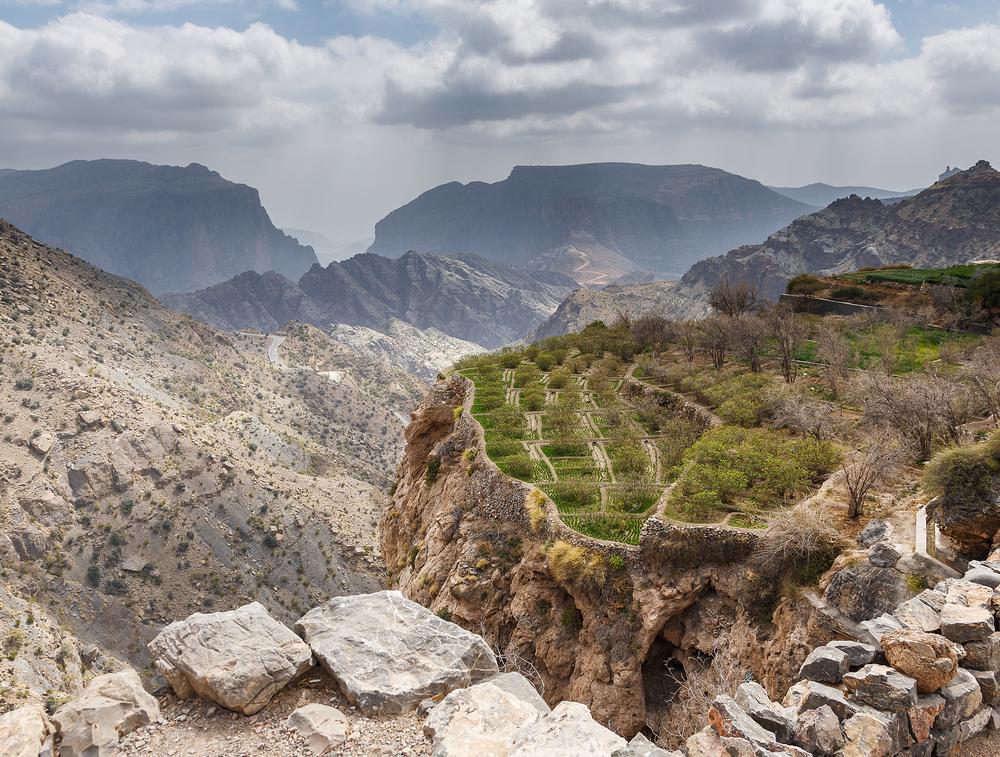 The Al Hajar Mountains in northern Oman, home to the Alila Jabal Akhdar hotel / A Jellema/SHUTTERSTOCK